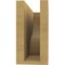 Ekena Millwork 4in. W x 8in. H x 12in. L Garner Woodgrain TimberThane Rafter Tail, Primed Tan RFTUR04X08X12GARRCPR - alternate 3